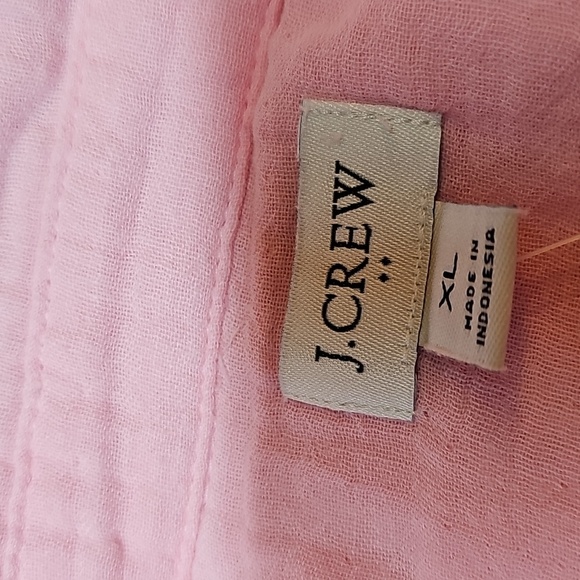 NWT J. CREW GARCON CLASSIC DOUBLE GAUZE LONG SLEEVE BUTTON-UP PINK SHIRT - Picture 10 of 15